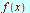 f(x)